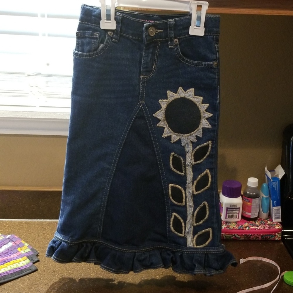 Girls jean skirt